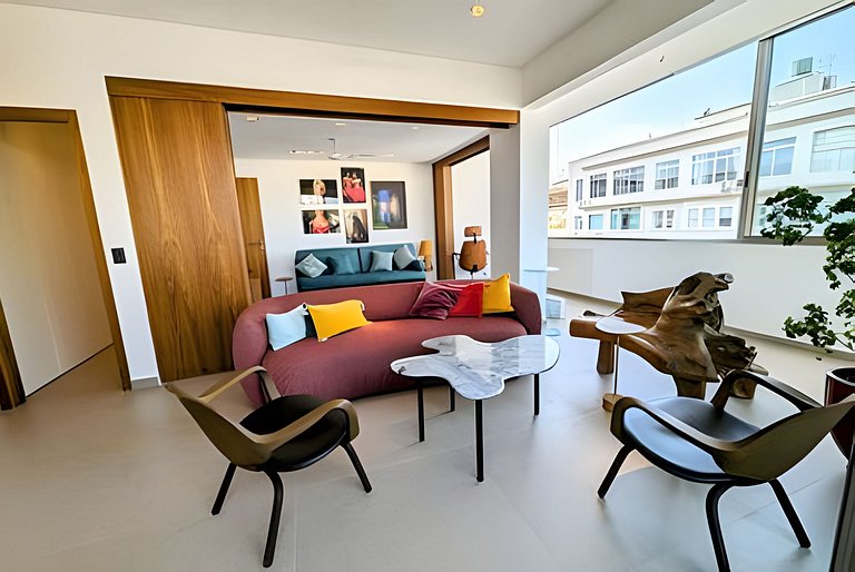 ADV016 3 quartos com terraço + vista mar