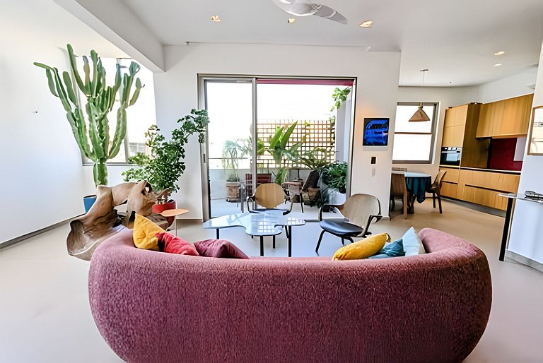 ADV016 3 quartos com terraço + vista mar