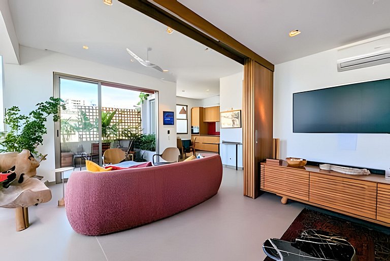 ADV016 3 quartos com terraço + vista mar