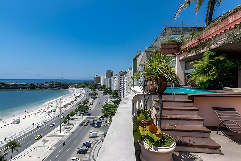 ADV002 Cobertura tropical na praia de Copacabana