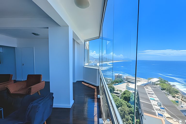 ADV010 Loft com 2 suítes e vista panorâmica do Rio