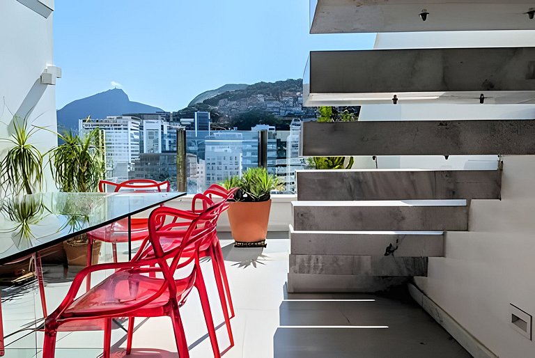 ADV011 Cobertura 2 quartos perto praia de Ipanema