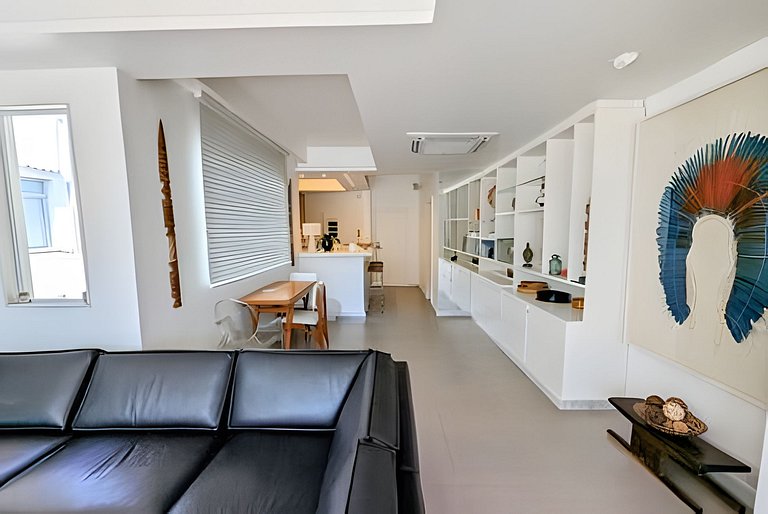 ADV011 Cobertura 2 quartos perto praia de Ipanema