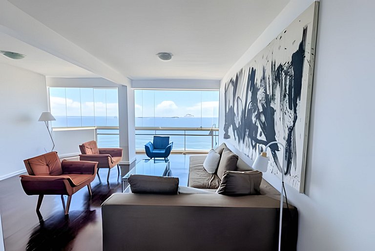 ADV010 Loft com 2 suítes e vista panorâmica do Rio