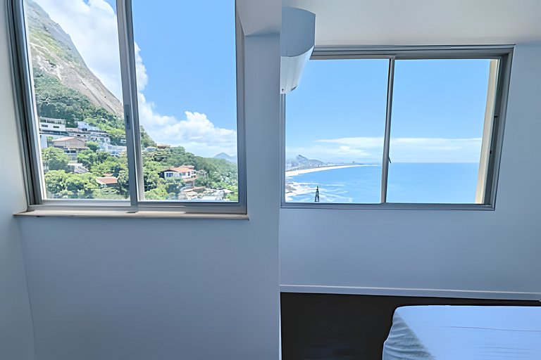 ADV010 Loft com 2 suítes e vista panorâmica do Rio