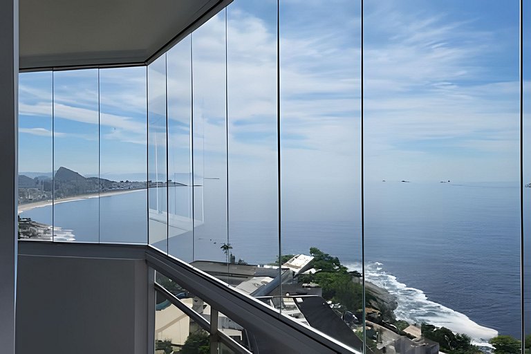 ADV010 Loft com 2 suítes e vista panorâmica do Rio