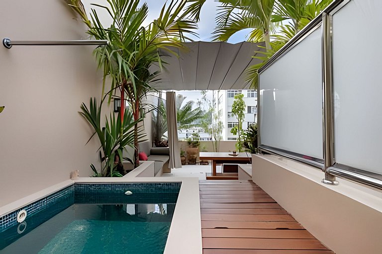 ADV003 - Tropical 2 bedroom Penthouse in Ipanema