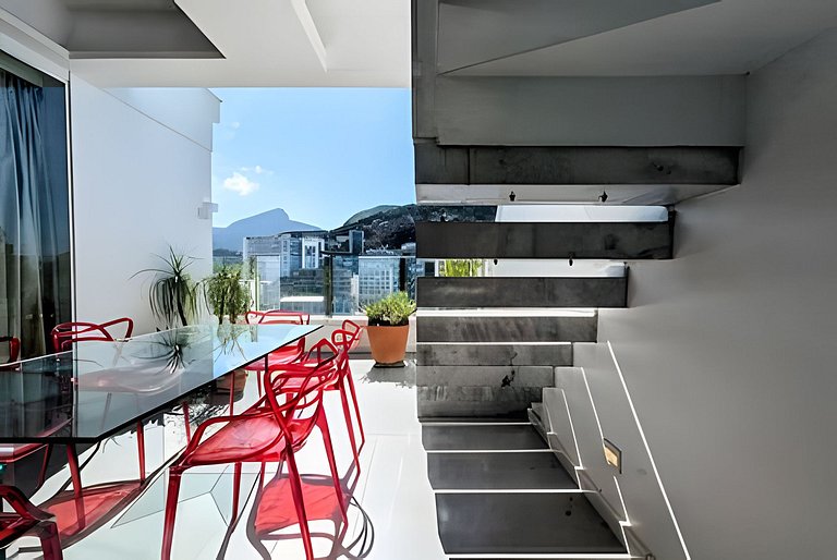 ADV011 Cobertura 2 quartos perto praia de Ipanema