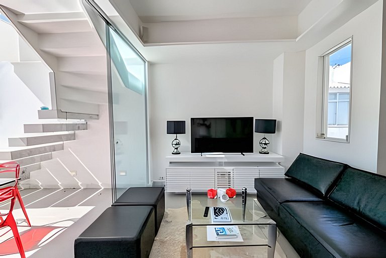 ADV011 Cobertura 2 quartos perto praia de Ipanema