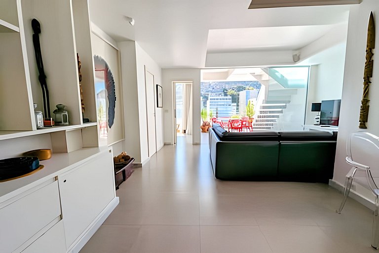 ADV011 Cobertura 2 quartos perto praia de Ipanema