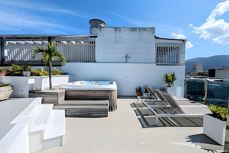 ADV011 Cobertura 2 quartos perto praia de Ipanema