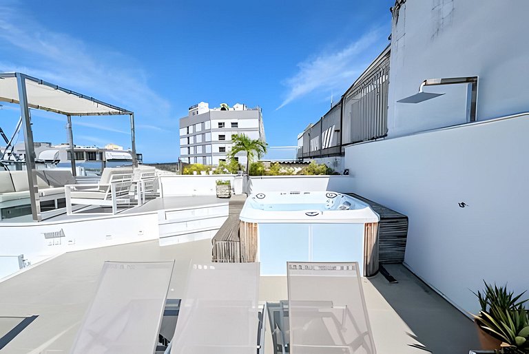 ADV011 Cobertura 2 quartos perto praia de Ipanema