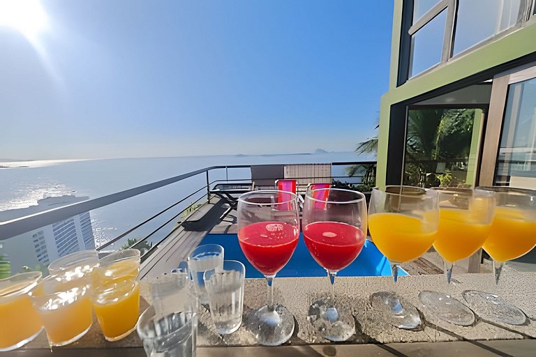 ADV007 Villa para 7 com vista 360° de todo o Rio