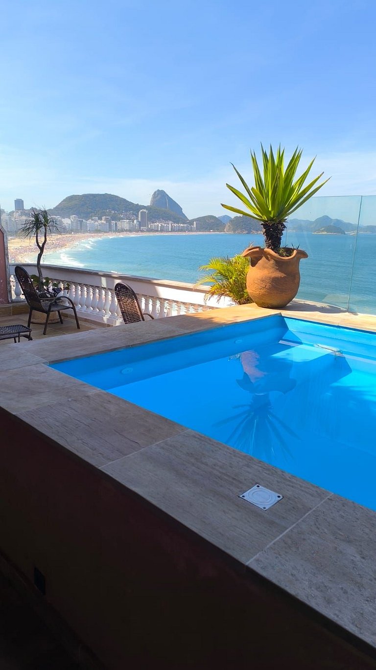 ADV002 Cobertura tropical na praia de Copacabana