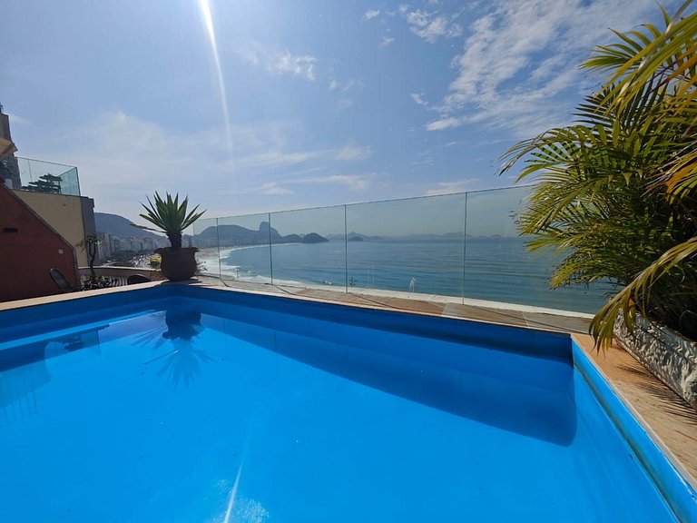 ADV002 Cobertura tropical na praia de Copacabana