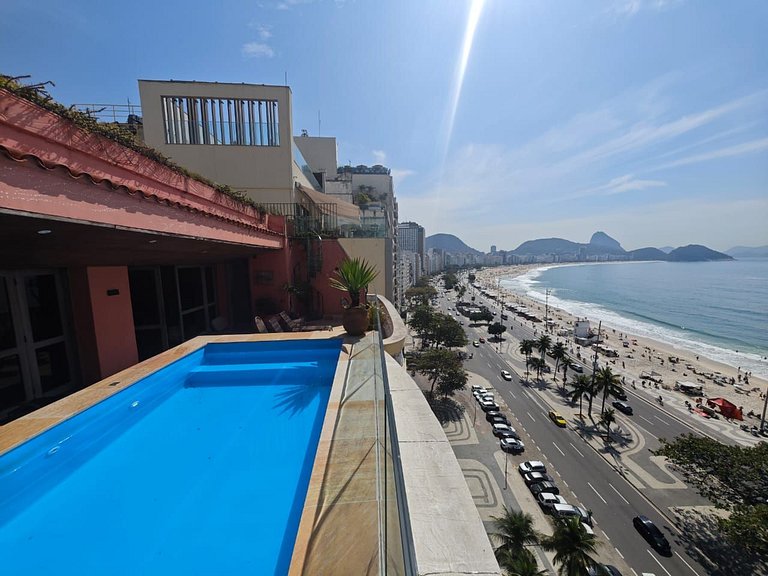 ADV002 Cobertura tropical na praia de Copacabana