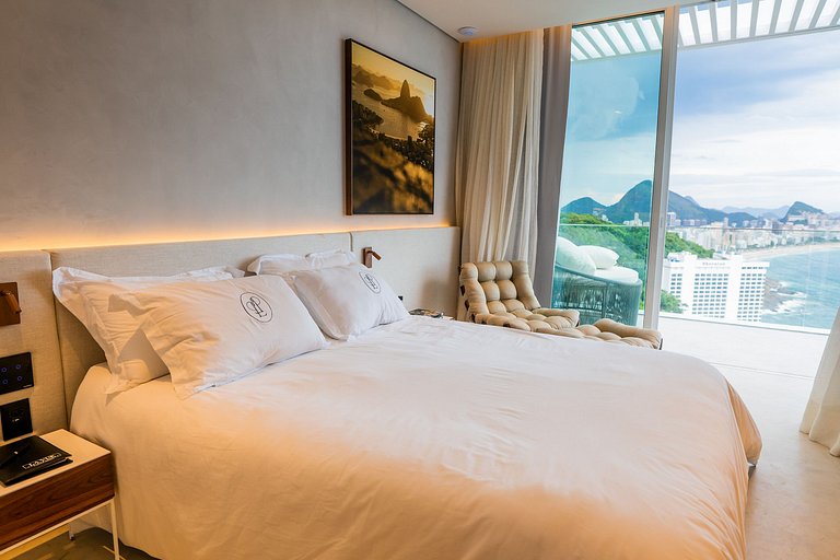 ADV006 Charmosa cobertura com vista mar no Vidigal