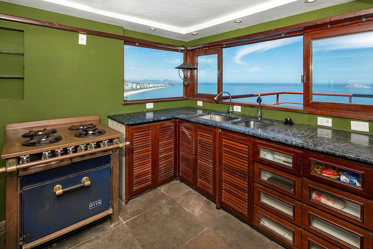 ADV007 Villa para 9 com vista 360° de todo o Rio