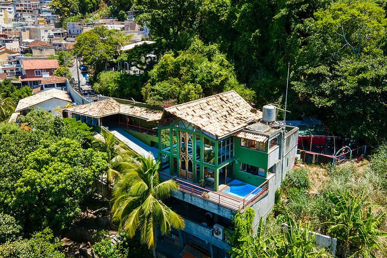 ADV007 Villa para 9 com vista 360° de todo o Rio