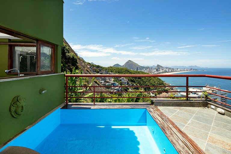 ADV007 Villa para 9 com vista 360° de todo o Rio