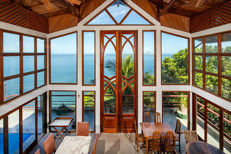 ADV007 Villa para 9 com vista 360° de todo o Rio